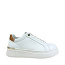 Alviero Martini 1A Classe Weiße Plateau-Sneaker mit Geo Classic-Einsatz 2130