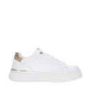 Alviero Martini 1A Classe Weiße Plateau-Sneaker mit Geo Classic-Einsatz 2130