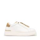 Alviero Martini 1A Classe 
Plateau Sneakers in Weiß mit Schmuckstein-Applikation 2131
