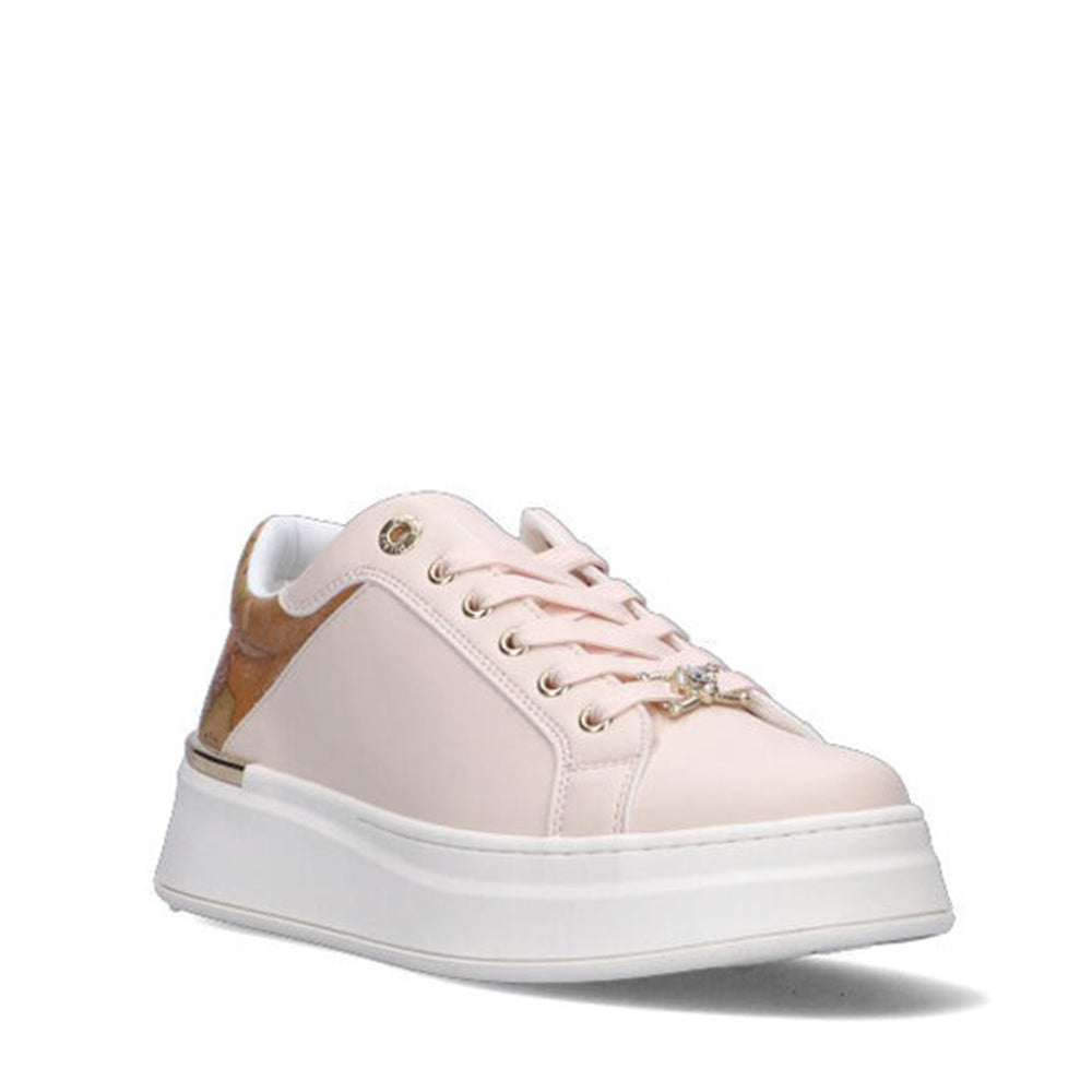 Sneakers Platform 1A Classe Alviero Martini Nude con Inserti Geo Beige 2133