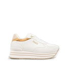 Sneakers Running 1A Classe Alviero Martini in Bianche con Inserto Geo Beige 2155