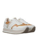 Sneakers Running 1A Classe Alviero Martini Bianche con Inserti Geo Classic 2157