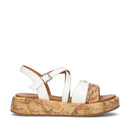 Alviero Martini 1A Classe Weiße Sandalen mit Geo Classic-Einsätzen 2190