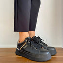 Sneakers Platform 1A Classe Alviero Martini Nero con Strass 2266