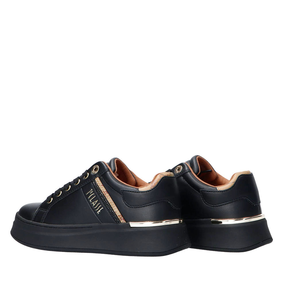 Sneakers Platform 1A Classe Alviero Martini Nero con Strass 2266