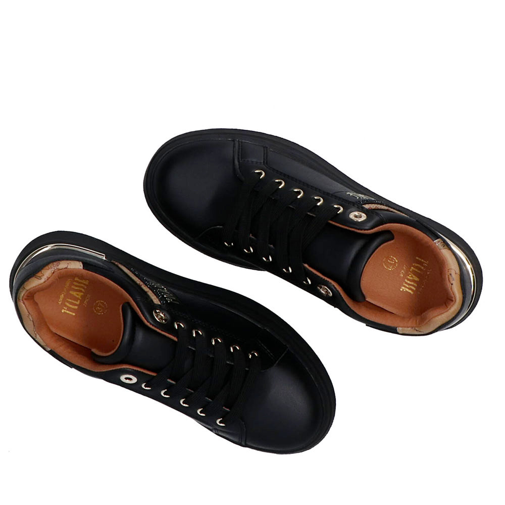 Sneakers Platform 1A Classe Alviero Martini Nero con Strass 2266