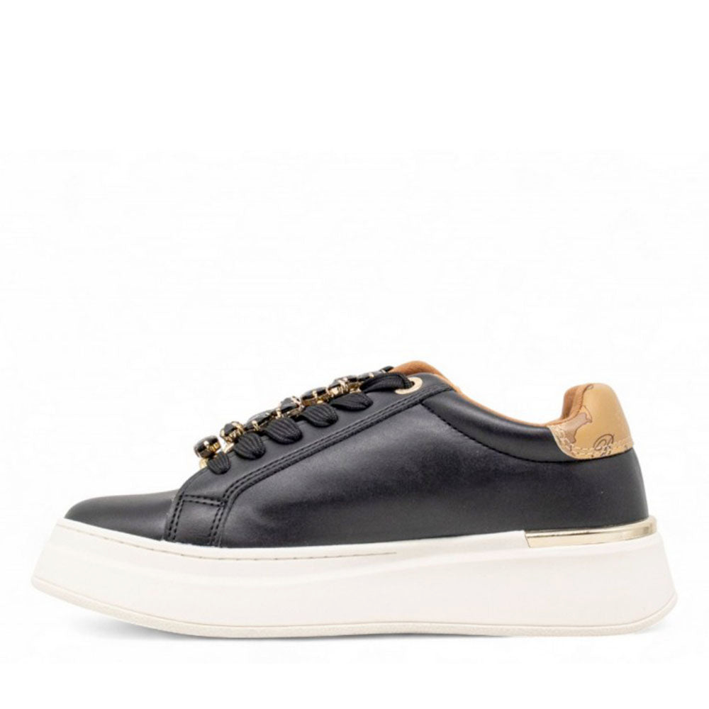 Sneakers Platform 1A Classe Alviero Martini Nere con Dettaglio Gioiello 2270