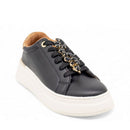 Sneakers Platform 1A Classe Alviero Martini Nere con Dettaglio Gioiello 2270