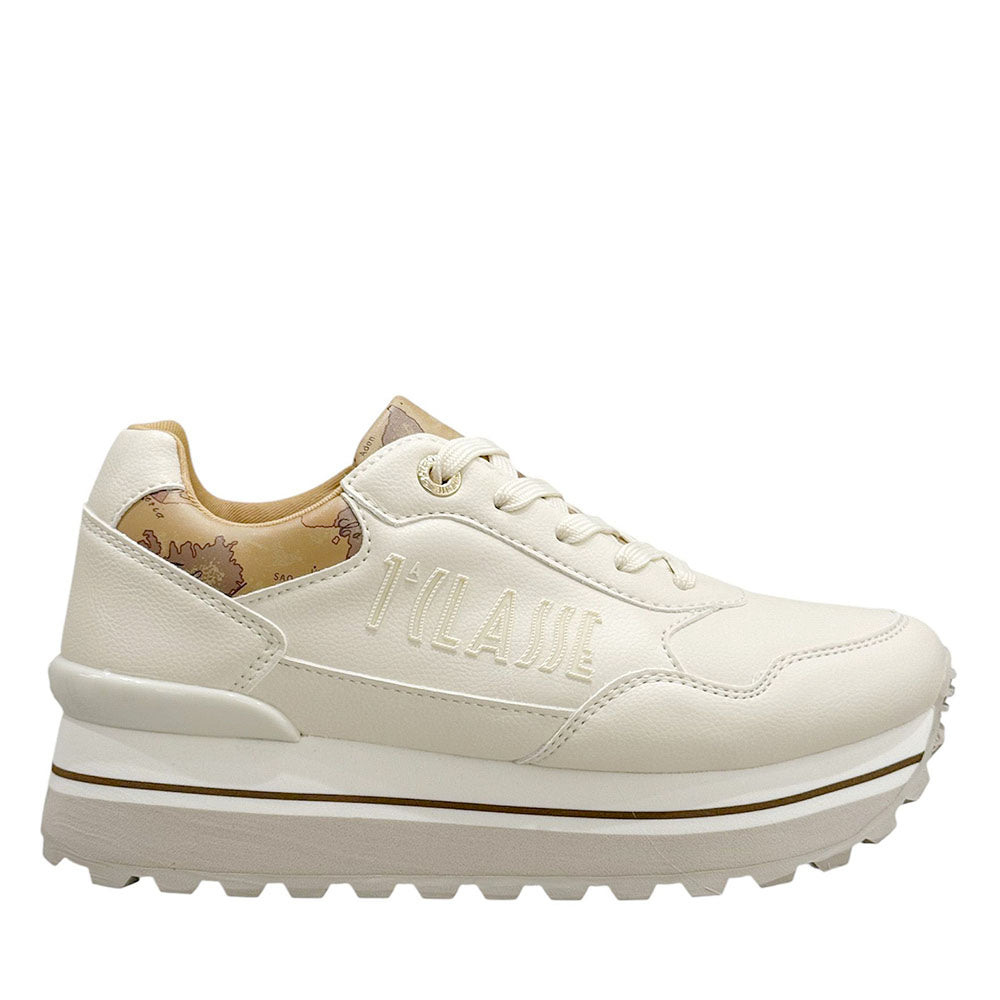 Sneakers Running 1A Classe Alviero Martini in Eco Nappa Bianco Sporco 2294