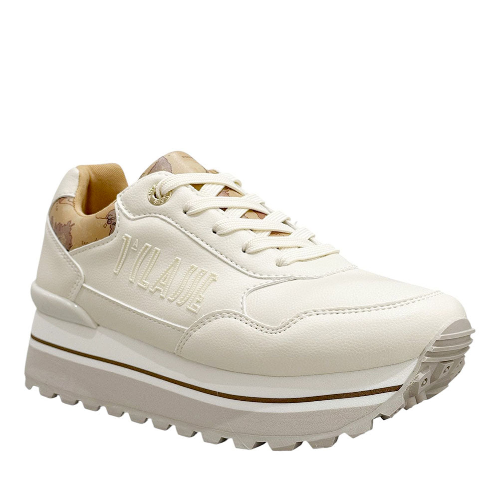 Sneakers Running 1A Classe Alviero Martini in Eco Nappa Bianco Sporco 2294