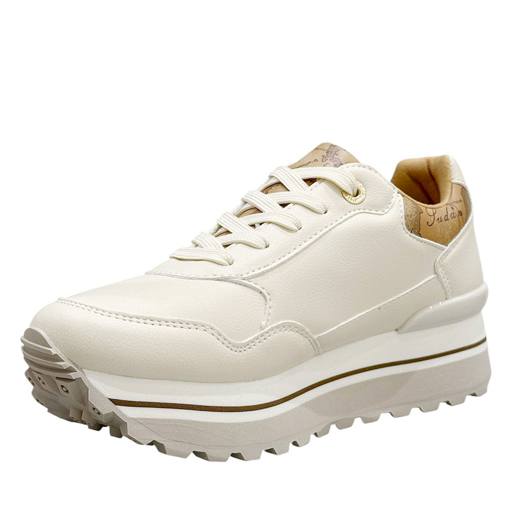 Sneakers Running 1A Classe Alviero Martini in Eco Nappa Bianco Sporco 2294