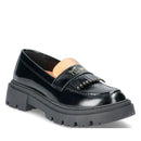 Mocassini Platform 1A Classe Alviero Martini Nero con Frange 2301