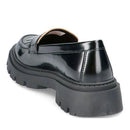 Mocassini Platform 1A Classe Alviero Martini Nero con Frange 2301