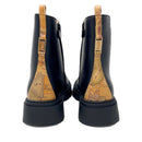 Stivaletti Beatles 1A Classe Alviero Martini Neri con Inserto Geo Beige 2307