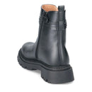 Stivaletti 1A Classe Alviero Martini Neri con Inserto Elastico Geo Beige 2308