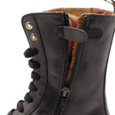 Anfibi 1A Classe Alviero Martini in Pelle Nera con Inserto Elastico Geo Classic 2366