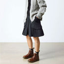 Stivaletti Chelsea DR. MARTENS linea 2976 Leonore in Pelle Marrone e Interno in Eco Pelliccia