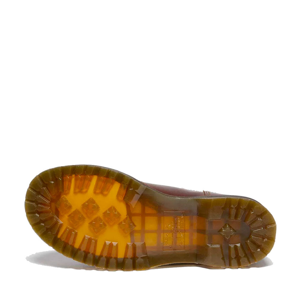 Stivaletti Chelsea DR. MARTENS linea 2976 Leonore in Pelle Marrone e Interno in Eco Pelliccia