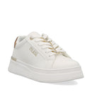 Sneakers Platform 1A Classe Alviero Martini Bianche con Inserto Geo Beige 2427