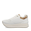 Sneakers Running 1A Classe Alviero Martini Bianche con Inserto stampa Geo Beige 2440
