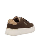 Sneakers Donna 1A Classe Alviero Martini in Eco Nappa Effetto Scamosciato Testa di Moro 2531