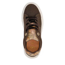 Sneakers Donna 1A Classe Alviero Martini in Eco Nappa Effetto Scamosciato Testa di Moro 2531
