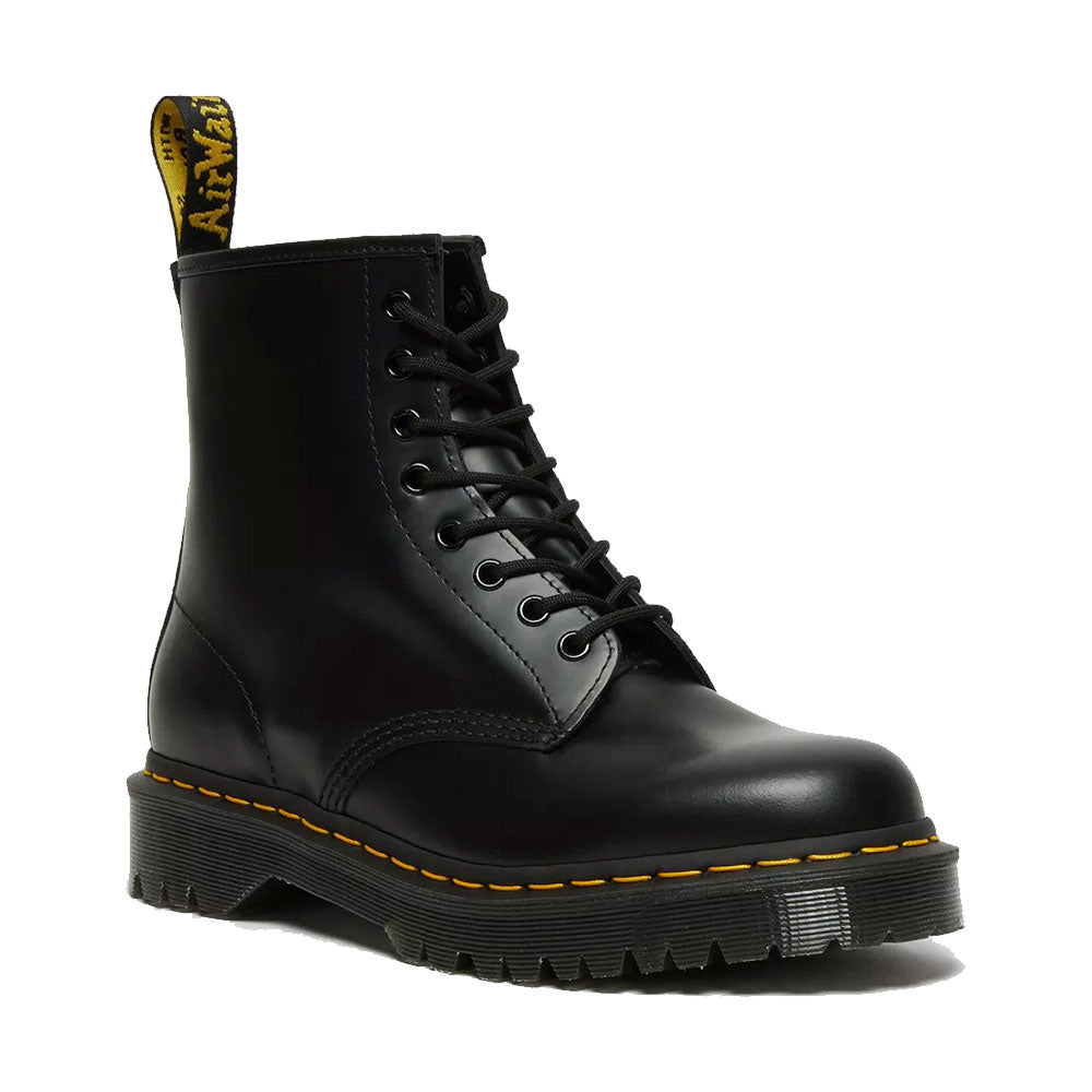 Scarpe Donna DR. MARTENS Stivali Platform linea 1460 BEX in Pelle Nera