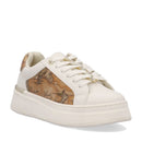Sneakers Platform 1A Classe Alviero Martini in Eco Nappa Bianca con Dettagli Geo Classic 2536