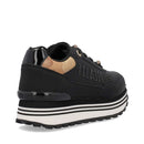 Sneakers Running 1A Classe Alviero Martini in Eco Nappa Nera con Inserto Geo Classic 2558