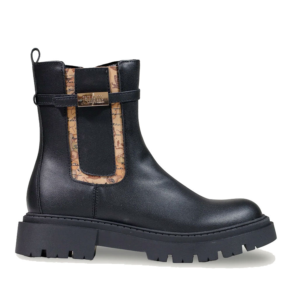 Stivaletti Beatles 1A Classe Alviero Martini in Eco Nappa Nera 2570