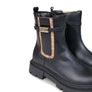 Stivaletti Beatles 1A Classe Alviero Martini in Eco Nappa Nera 2570
