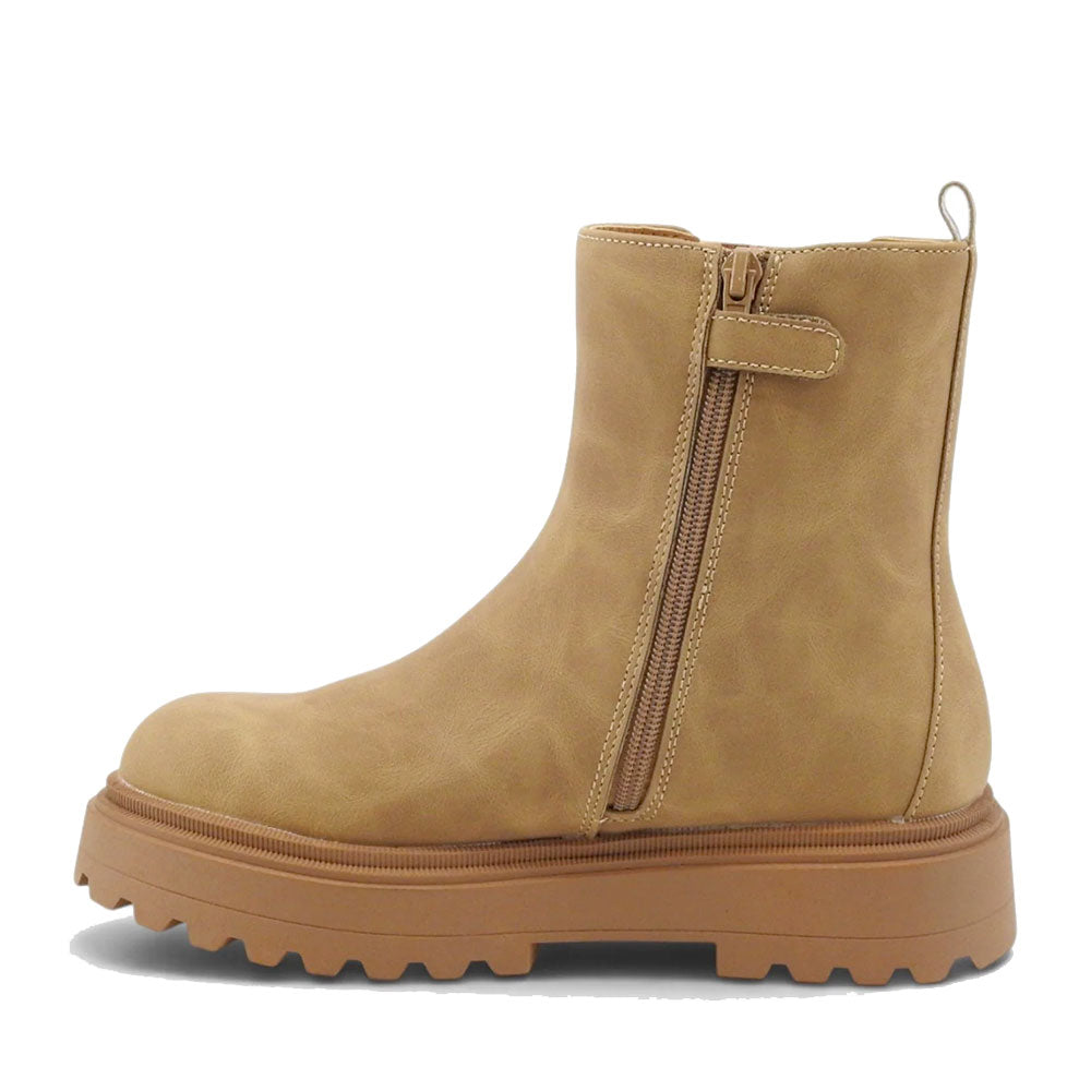 Stivaletti Beatles 1A Classe Alviero Martini in Ecopelle Scamosciata Taupe 2578