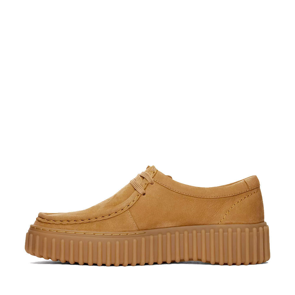 Scarpe Donna CLARKS linea Torhill Bee in Pelle Scamosciata Light Tan