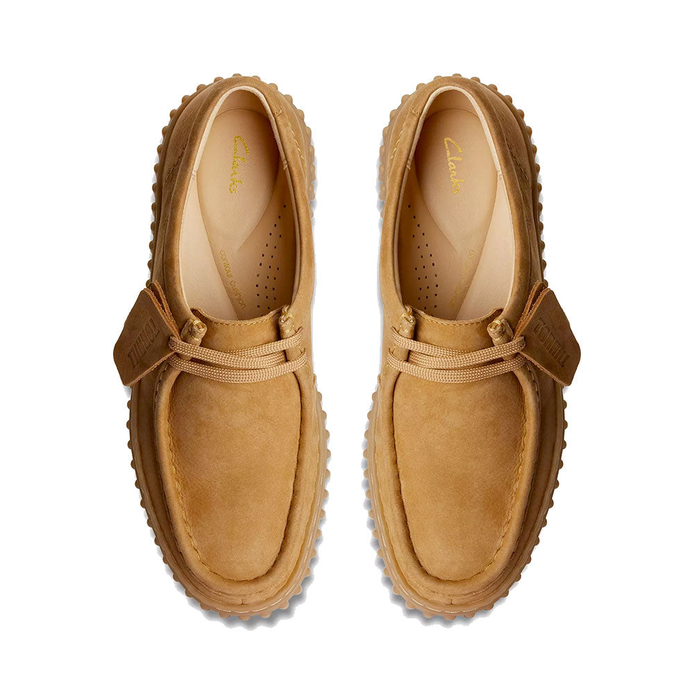 Scarpe Donna CLARKS linea Torhill Bee in Pelle Scamosciata Light Tan