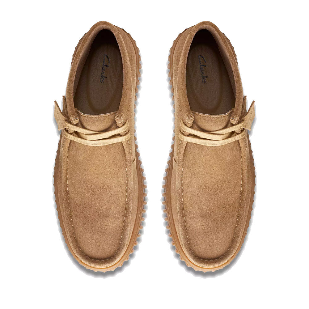 Stivaletto Uomo CLARKS linea Torhill Hi in Pelle Scamosciata Dark Sand