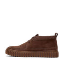 Stivaletto Uomo CLARKS linea Torhill LaceHi in Nabuck Marrone Scuro