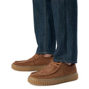 Scarpe Uomo CLARKS linea Torhill Lo in Pelle Scamosciata Marrone