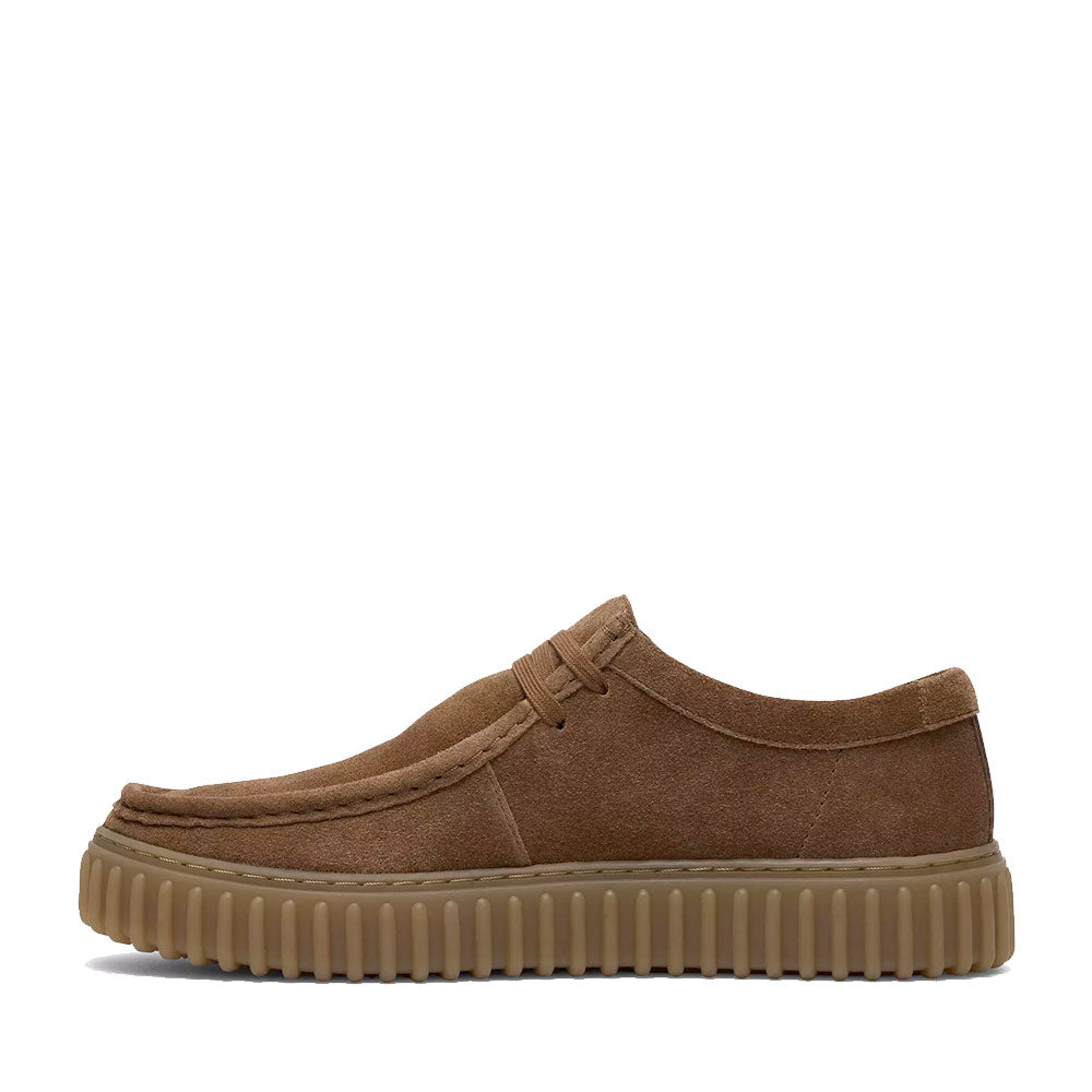 Scarpe Uomo CLARKS linea Torhill Lo in Pelle Scamosciata Marrone