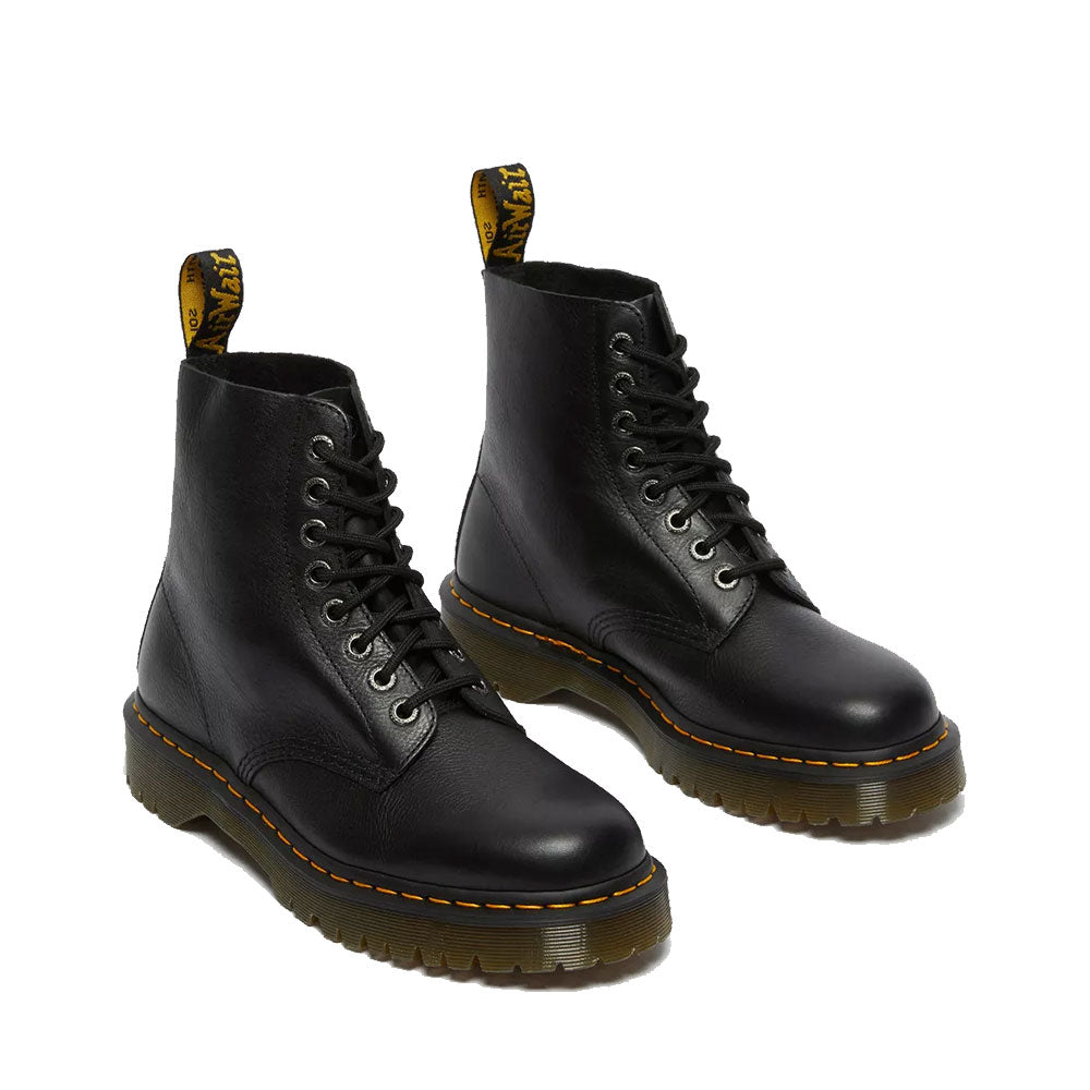 Scarpe Donna DR. MARTENS Stivali Platform linea 1460 Pascal BEX in Pelle Nera