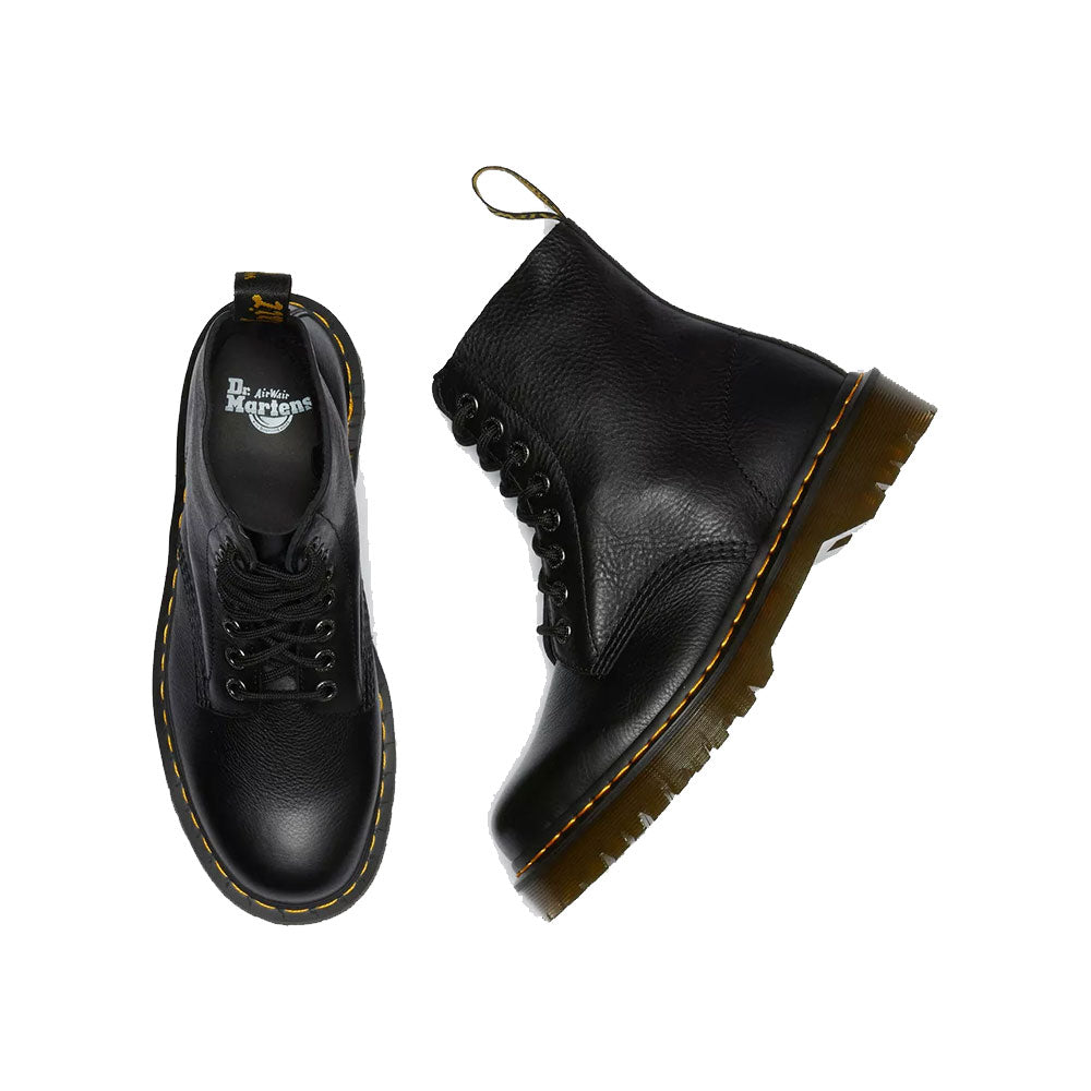 Scarpe Donna DR. MARTENS Stivali Platform linea 1460 Pascal BEX in Pelle Nera