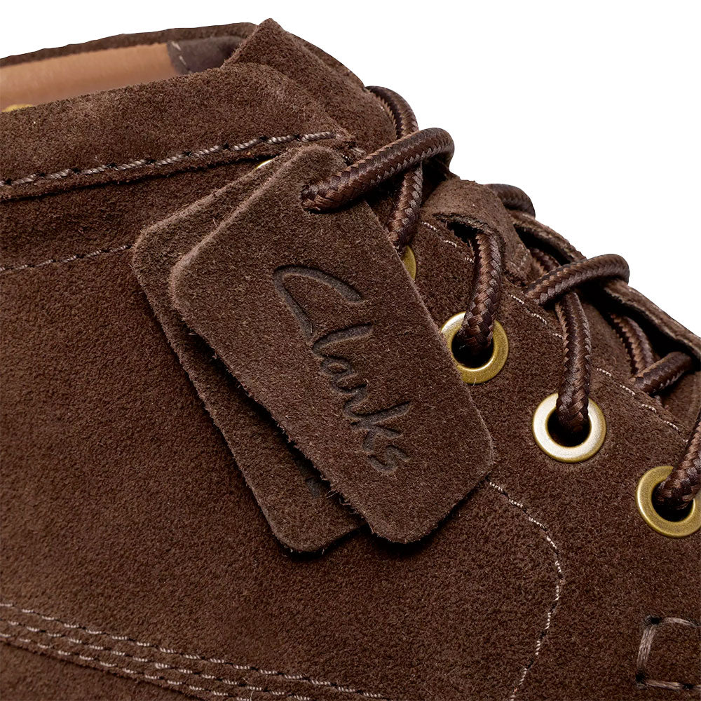 Stivaletto Uomo CLARKS linea Cleyhill Hi in Pelle Scamosciata Marrone