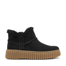 Stivaletto Imbottito Donna CLARKS linea Torhill Warm in Pelle Scamosciata Nera