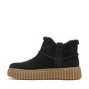Stivaletto Imbottito Donna CLARKS linea Torhill Warm in Pelle Scamosciata Nera