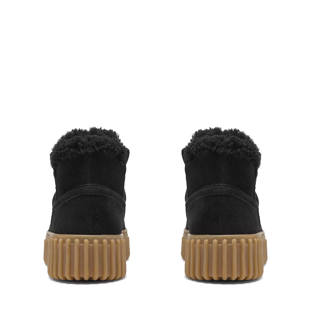 Stivaletto Imbottito Donna CLARKS linea Torhill Warm in Pelle Scamosciata Nera