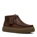 Stivaletto Uomo CLARKS linea Torhill Hi in Pelle Dark Brown