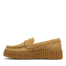 Mocassino Donna CLARKS linea Torhill Penny in Pelle Scamosciata color Sabbia
