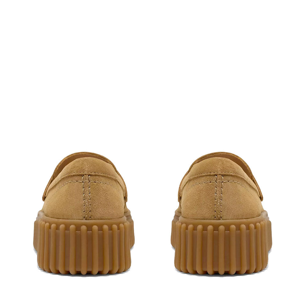 Mocassino Donna CLARKS linea Torhill Penny in Pelle Scamosciata color Sabbia