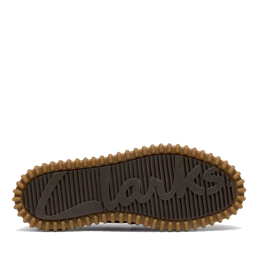 Mocassino Donna CLARKS linea Torhill Penny in Pelle Scamosciata Marrone con Inserto in Cavallino stampa Mucca