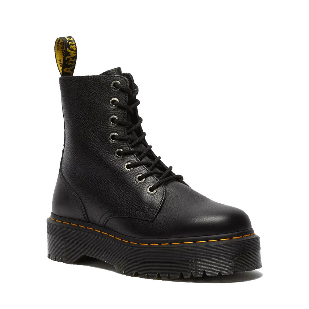 Scarpe Donna DR. MARTENS Stivali Platform linea Jadon III in Pelle Pisa Nera