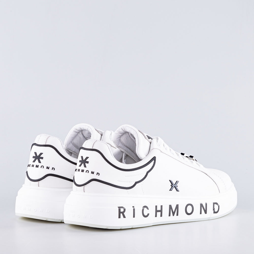 JOHN RICHMOND Herren-Sneaker aus weißem Leder 27327